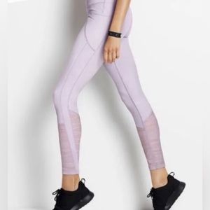 Victorias Secret Sport | Knockout Lace Leggings Tights in Lilac